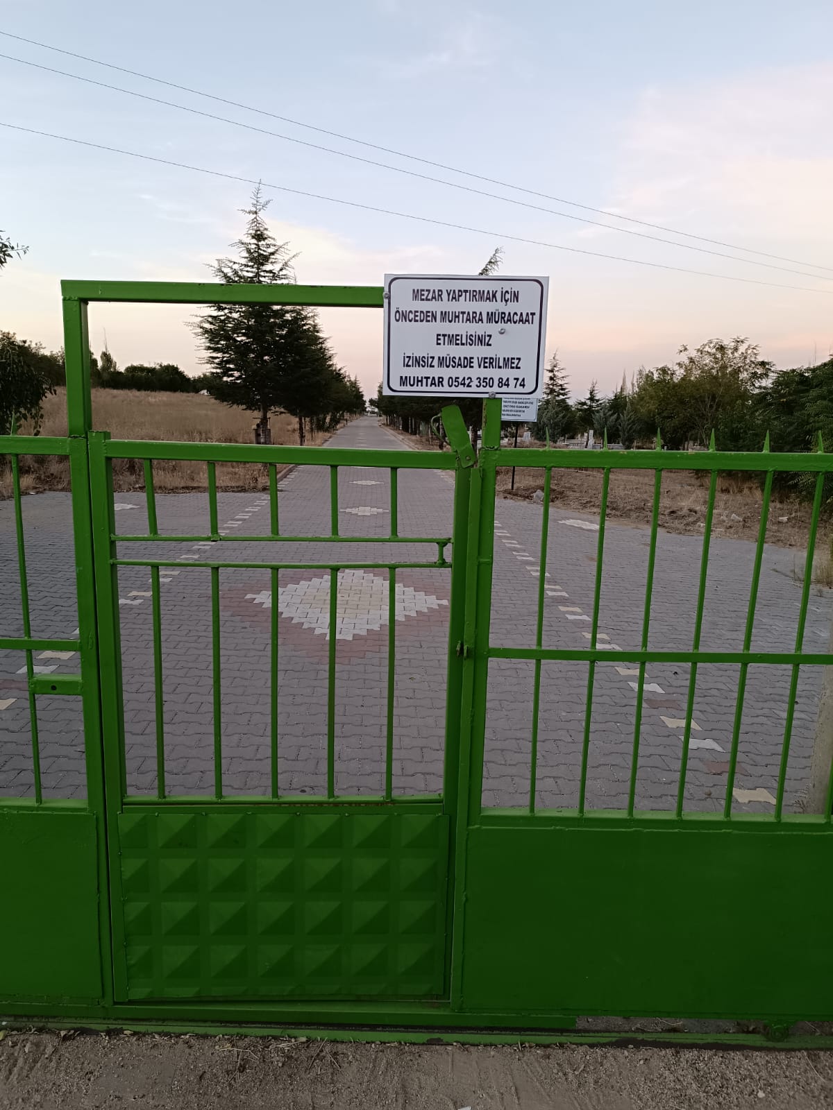 Kabristana Yeni Düzenleme